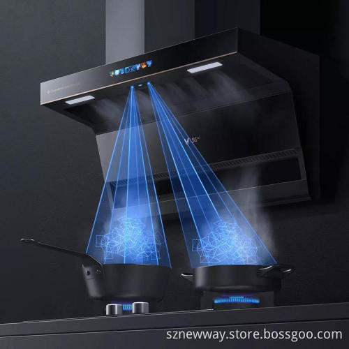 VIOMI AI Cross2*1 Range Hood and Stove VK712